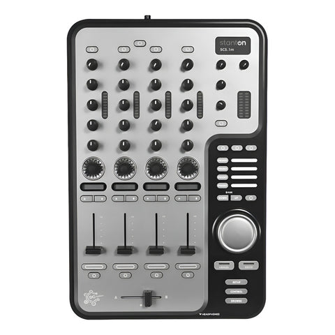 Controlador Para Software De Dj 4 Canales Stanton Scs1m Color Negro