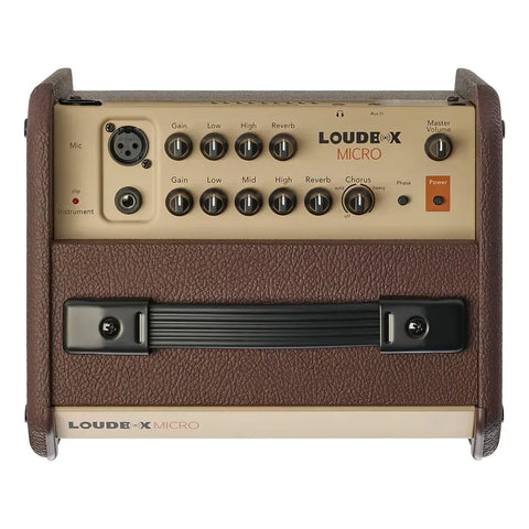 Amplificador Combo Fishman Loudbox Micro 40w Para Guitarra Con Reverb Negro