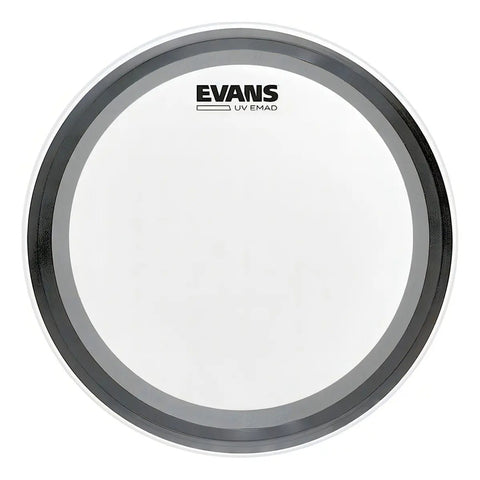 Parche De Golpe Para Bombo 20 Pulgadas Evans Bd20emaduv Blanco/negro
