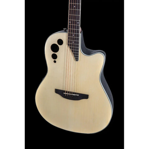 Guitarra Electroacústica Mid Cutaway Ovation Ae44-4s Natural Natural Mate Diestro Ovangkol