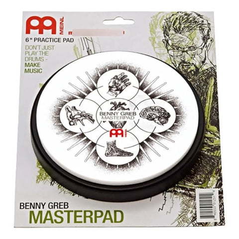 Practicador Para Bateristas 6 PuLG, Meinl Mpp-6-bg Blanco