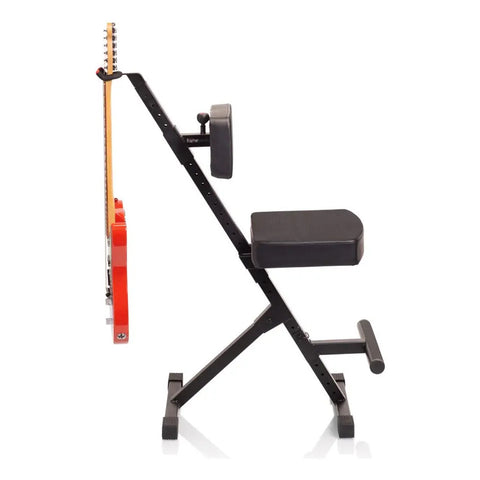 Soporte Con Banco Guitarra Frameworks Gfw-gtr-seatdlx Color Negro