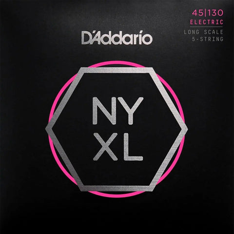 Cuerdas Para Bajo Eléctrico D'addario Nyxl 5 Cuerdas, .045-.130