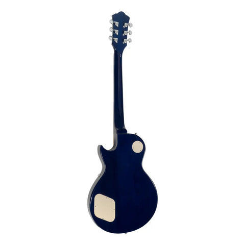 Guitarra Eléctrica 6 Cuerdas Mars Les Paul Traditional Blue Diestro Azul Palo De Rosa