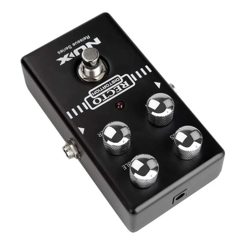 Nux Recto Distortion Pedal Distor Hig Gain/metal Guitarra Negro