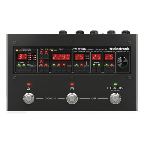 Pedal De Guitarra Reverb T.c. 2290 P Dynamic Digital Delay Negro