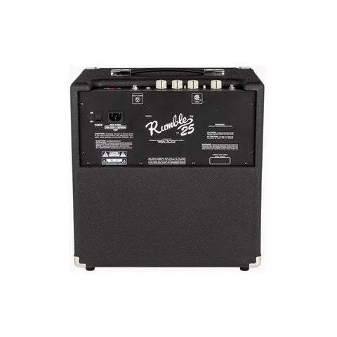 Amplificador Para Bajo Rumble Series 25 Color Negro/plata Fender