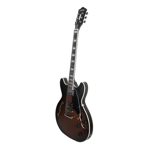 Guitarra Mars Electrica Mod. Hollowbody 335 Satin Violin Diestro Violin
