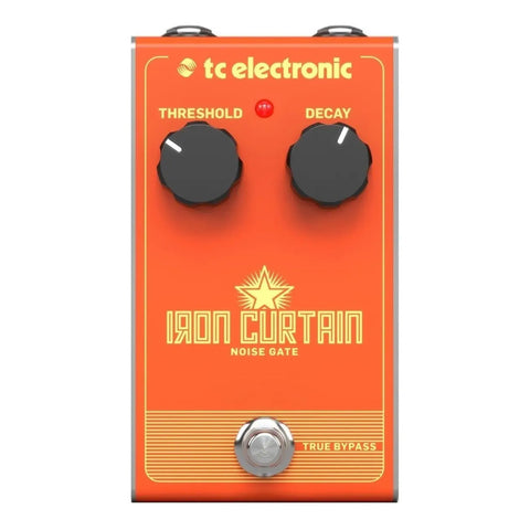 Pedal Noise Gate P/guitarra, Tc Electronic Iron Curtain Naranja