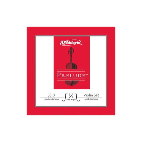 Juego De Cuerdas P/violín Tensión Media Daddario J-810 1/4m