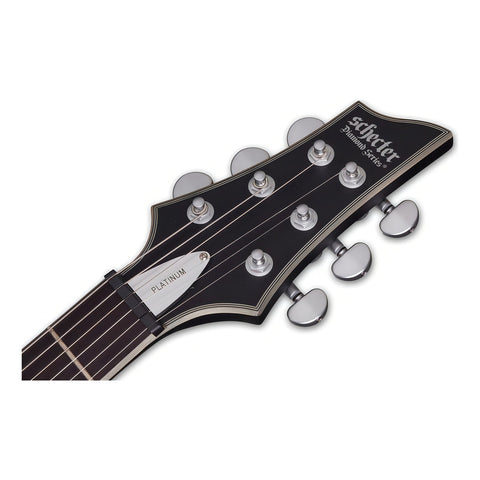 Guitarra Eléctrica Schecter C-1 Platinum Diapasón Ébano Caoba Satin Black