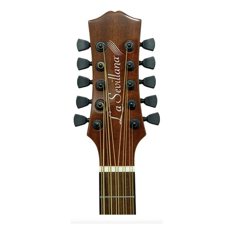 Bajo Quinto La Sevillana Electroacústico Rojo Bq338ce Rojo Diestro Rojo