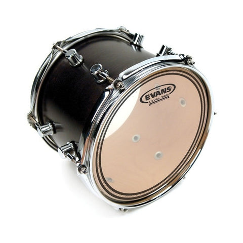 Evans Tt10ec2s Parche 10 Tom Transparente Clear Doble Capa