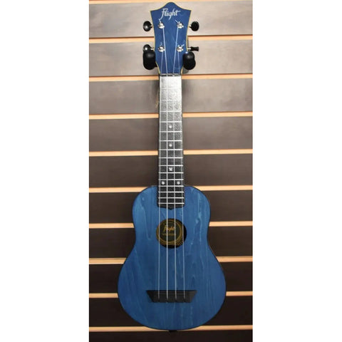 Ukelele Soprano Travel Azul Con Funda Flight Tus35 Blu