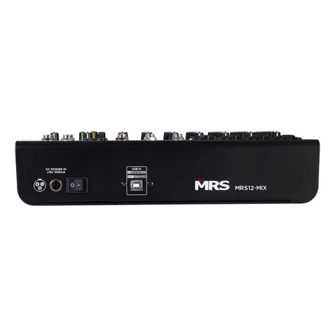 Mezcladora De 12 Canales Con Dsp Y Bluetooth Mrs12-mix Morri