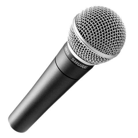 Microfono Original  Dinamico Bobina Movil, Shure Sm58 Lc Gris Oscuro