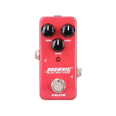 Nux Nds-2 Brownie Pedal Distorsion Britanica Guitarra Elec Color Rojo