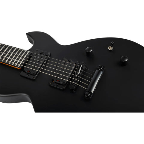 Guitarra Tipo Les Paul Spira Guitars L-400 Satin Black Diestro Negro Ébano