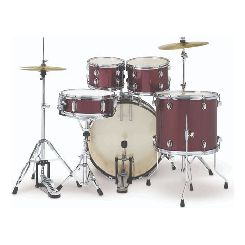 Batería Acústica Completa Gretsch Renegade Ruby Sparkle