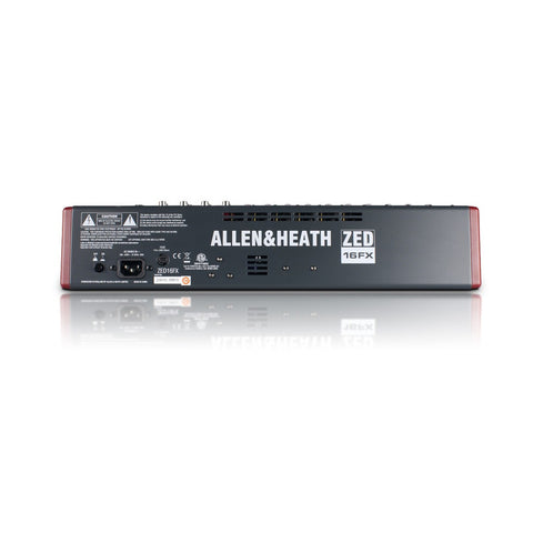 Mezcladora 10 Ch C/ Efectos Y Usb Allen & Heath® Zed-16fx