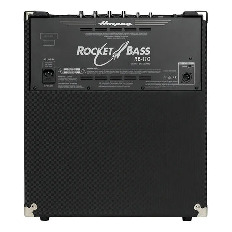 Amplificador Para Bajo 50w Rb-110 Ampeg Color Negro