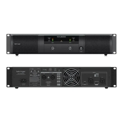 Behringer Nx3000 Amplificador Poder 3000 W Crossover Interno Color Negro