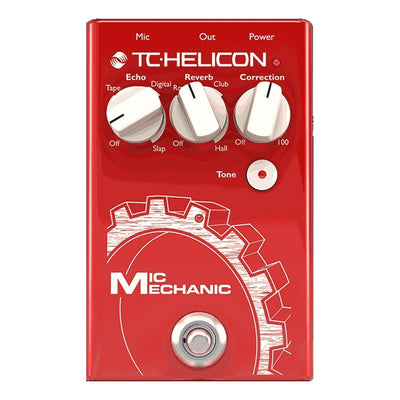 Pedal De Efecto Tc Helicon Mic Mechanic 2 Rojo