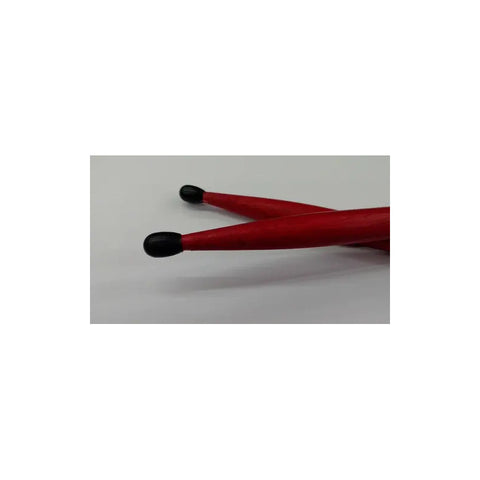 New Beat Nb-2bnr By Vic Firth Baquetas 2b Punta Nylon Rojas Color Rojo