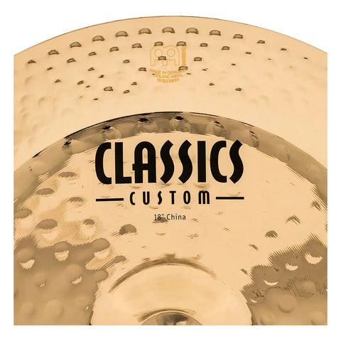 Meinl Cc18ch-b Platillo China 18 Pulgadas Classic Custom B10 Dorado