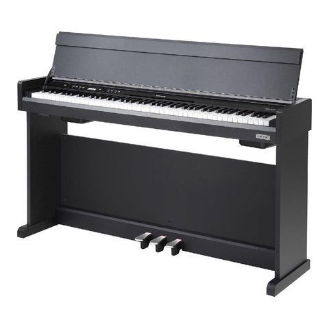 Piano Digital Elegante Con Mueble, Pedales Nux Nck-330 Negro