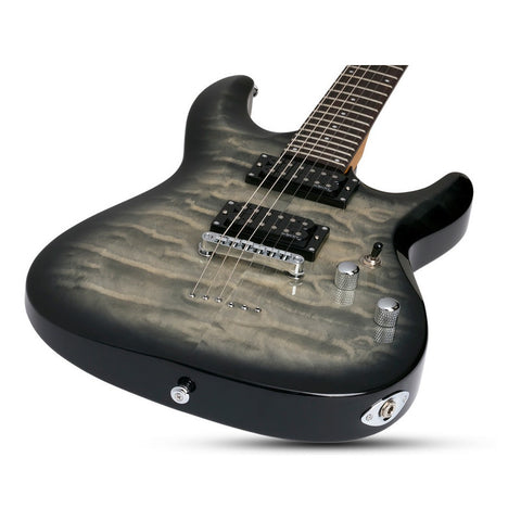 Guitarra Eléctrica 6 Cuerdas Zurda Schecter C-6 Plus Lh Zurdo Negro