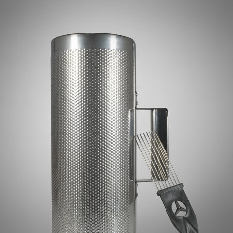 Guiro Guira De Acero Con Raspador Merengue Maxtone Mgtc-04 Plateado