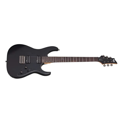 Guitarra Eléctrica Schecter Sgr Banshee-6 Tilo Satin Black 24 Trastes Diestro Palo De Rosa