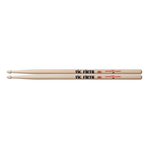 Jgo De Baquetas 5a Punta De Nylon Vic Firth 5an Color Madera