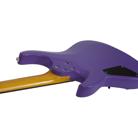 Guitarra Eléctrica Satin Purple Schecter C-6 Deluxe Diestro Satin Purple Palo De Rosa