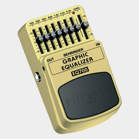 Pedal Guitarra Ecualizador Gráfico 7 Bandas Behringer Eq700