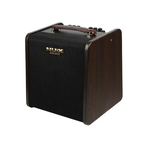 Amplificador Guitarra Acústica Nux Ac80 Stageman Ii Marrón Oscuro