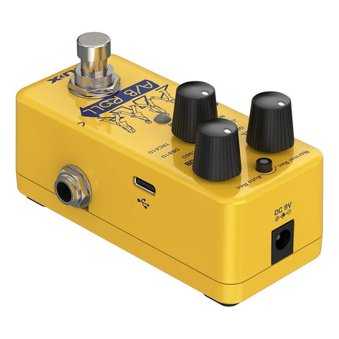 Nux Nol-1 A/b Roll  Pedal Octavador Y Looper Amarillo