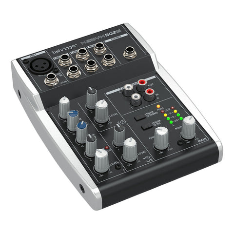 Mezclador Análogico Premium 5 Entradas Behringer Xenyx 502s
