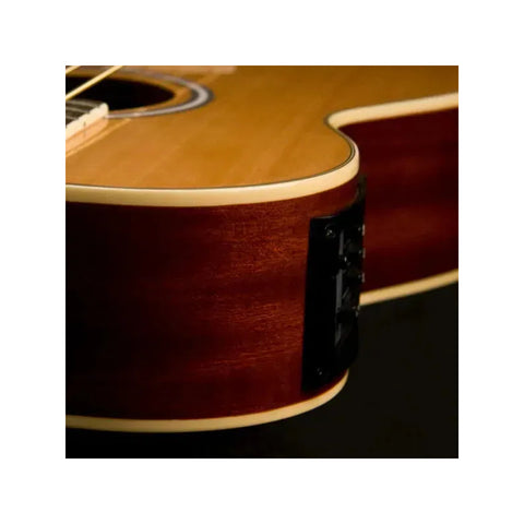 Bajo Electroacústico Washburn Ab5k 4 Cuerdas Caoba Natural Brillante