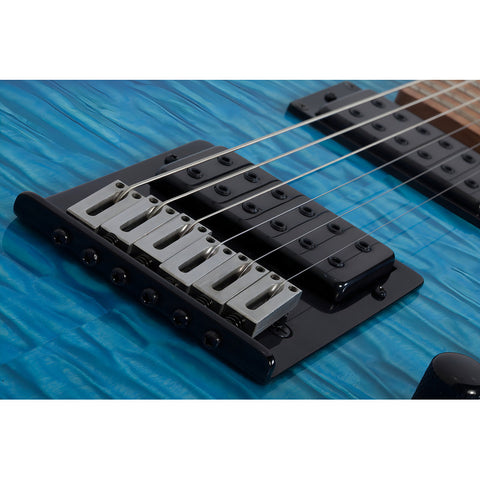 Guitarra Electrica Trans Blue Burst Schecter Pt Pro-maple Orientación De La Mano Diestro