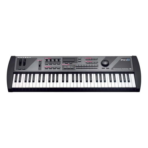 Controlador 61 Teclas 3 Sensores Por Nota Kurzweil Pc161 Negro