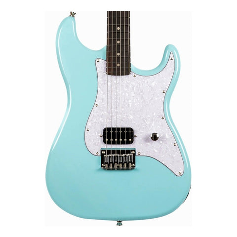 Guitarra Eléctrica Jet Guitars Js-400 Ht Blue Color Azul Material Del Diapasón Palisandro Orientación De La Mano Diestro