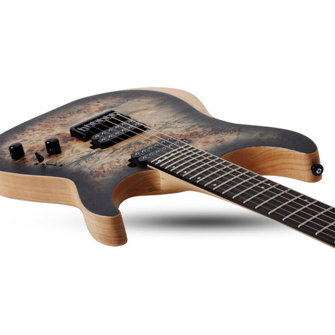 Guitarra Electrica 6 Cuerdas, Schecter Reaper-6 Cbu Diestro Charcoal Burst Ébano