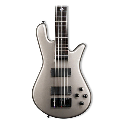 Bajo Eléctrico 5 Cuerdas Spector Ns Ns Ethos 5 Gun Metal Diestro Plateado 5