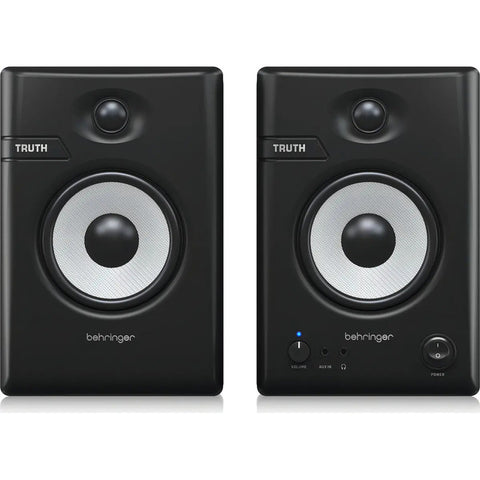 Par De Monitores De Estudio Autoamplificados Behringer Truth Negro