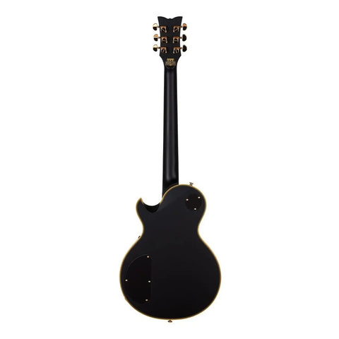 Guitarra Schecter Solo-ii Custom Negro Satinado Envejecido Diestro Negro