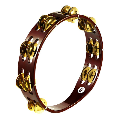 Pandero De Mano Doble Hilera De Crótalos Meinl Ta2b-ab Café