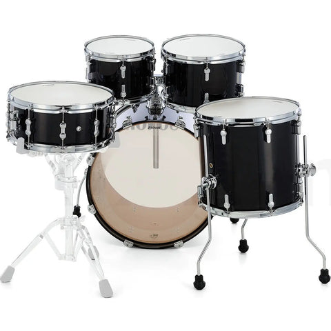 Batería De 5 Pzas Negra Sin Stands Sonor Aq2 Studio Set Negro Transparente Burst (sonor)