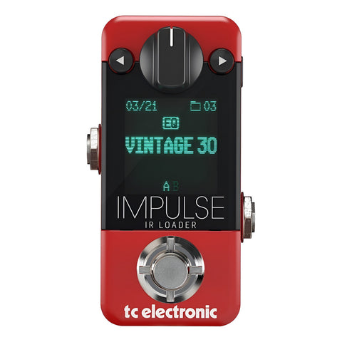 Pedal Simulador De Gabinete Tc Electronic Impulse Ir Loader Rojo